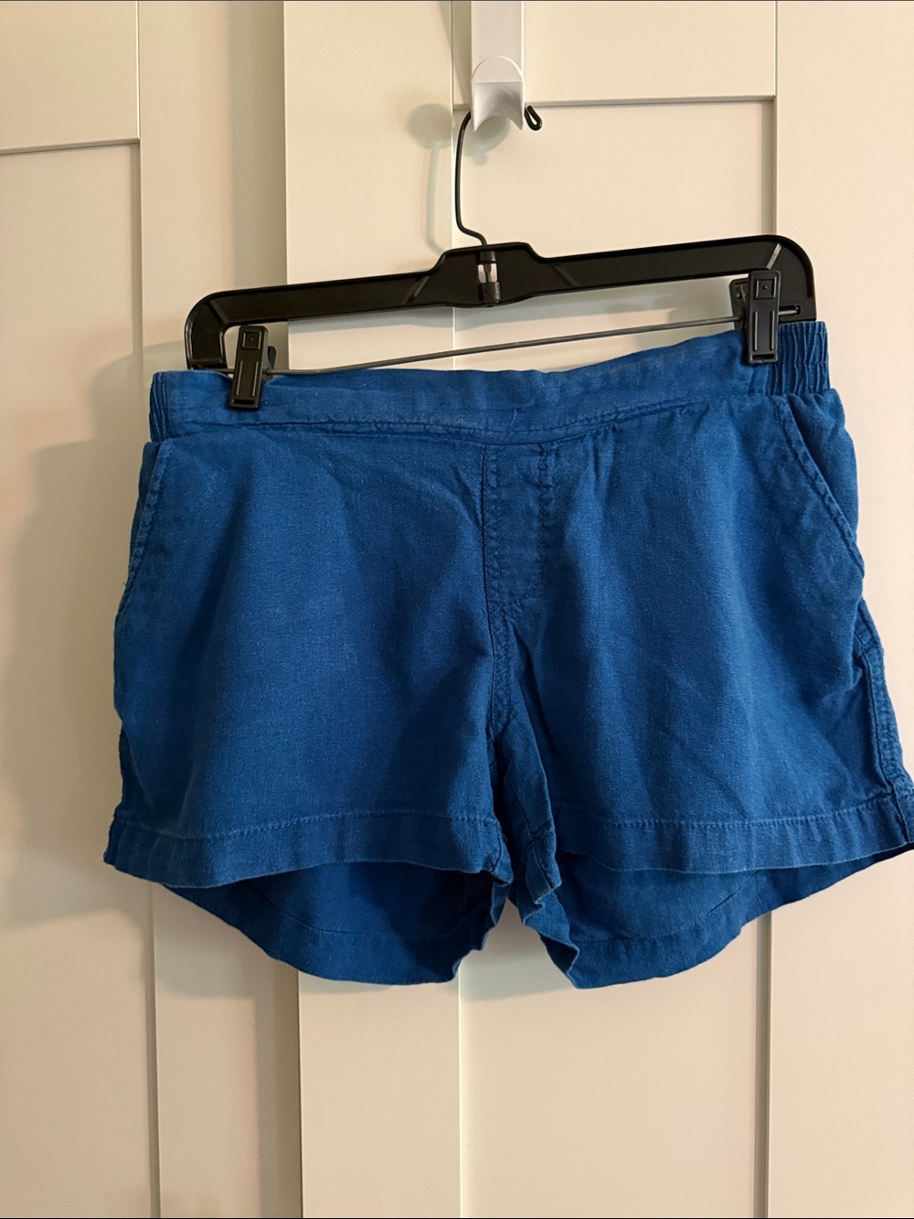 Old Navy Royal Blue Women's linen Pull-On Shorts